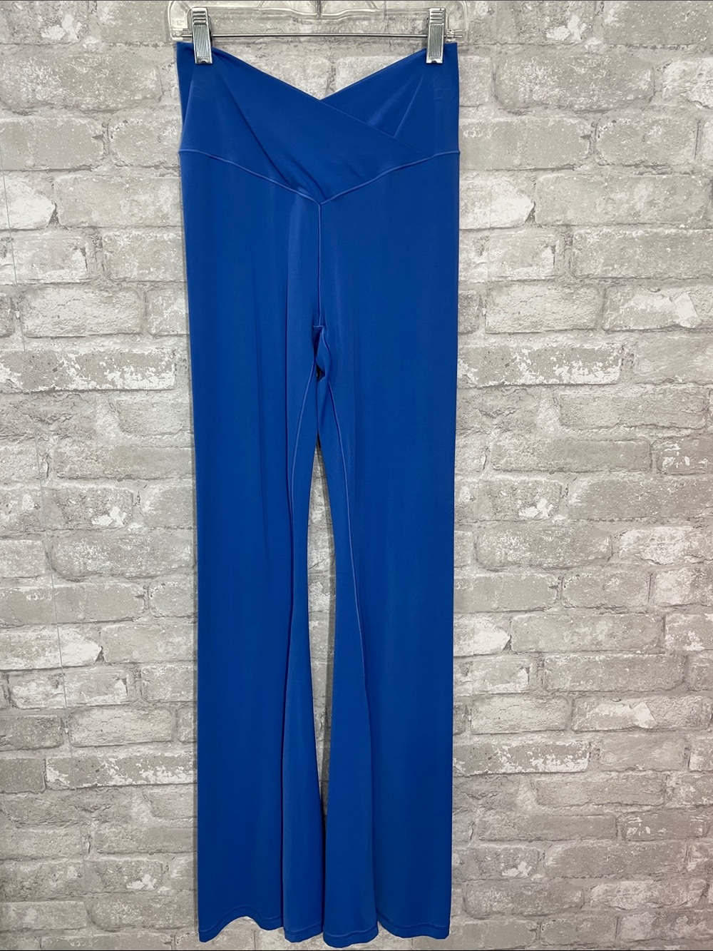 aerie V-Waist Royal Blue Flare Legging Pants